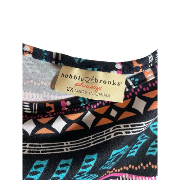 Women's Open Shoulder Bobbie Brooks Midi Dress Size 2X - Picture 5 of 5